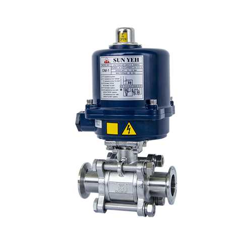 SUNYEH】電動卡箍/快裝球閥