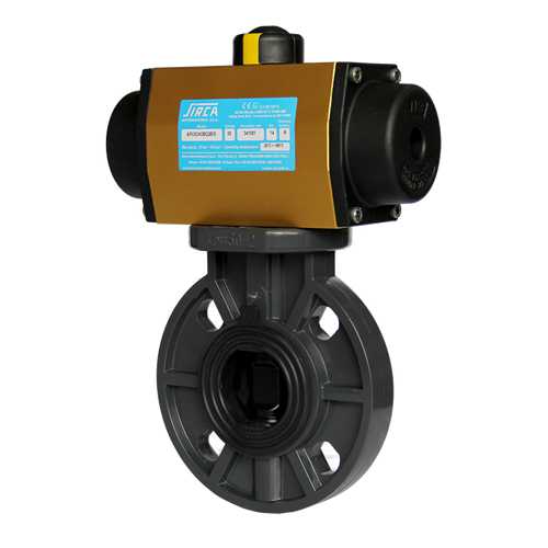 【SIRCA】氣動(dòng)PVC對(duì)夾蝶閥