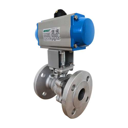 【BERSST】氣動高溫球閥/法蘭球閥